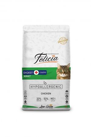 Felicia Az Tahıllı Yetişkin Tavuklu Hypoallergenic Kedi Maması 2 Kg