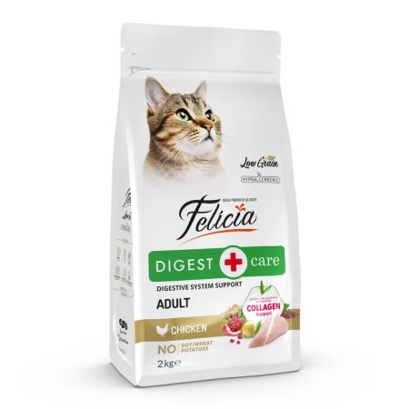 Felicia Hipoalerjenik Az Tahıllı Tavuklu ve Hamsili Yetişkin Kedi Maması 2 kg