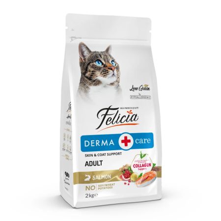 Felicia Hipoalerjenik Az Tahıllı Somonlu Yetişkin Kedi Maması 2 kg