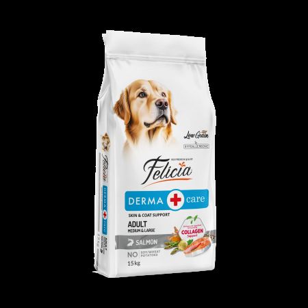 Felicia Hipoalerjenik Az Tahıllı Somonlu Orta ve Büyük Irk Yetişkin Köpek Maması 15 kg
