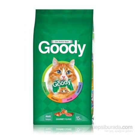 Goody Gourmet Renkli Taneli Kedi Maması 15 Kg