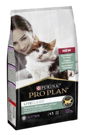 Pro Plan LiveClear Kitten Hindi Etli Alerjen Azaltan Yavru Kedi Maması 1,4 kg