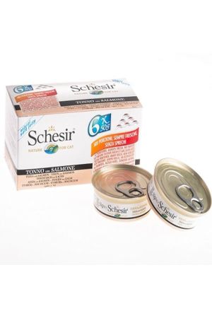 Schesir Multipack Somonlu Kedi Konservesi 6x50 gr
