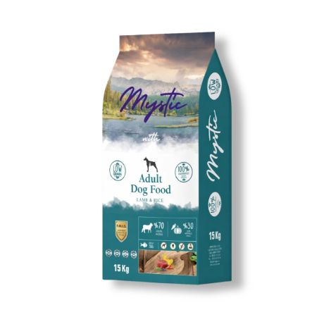 Mystic Az Tahıllı Kuzulu Yetişkin Köpek Maması 15 kg