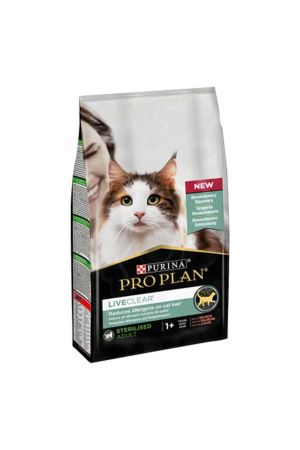 Pro Plan LiveClear Somonlu Alerjen Azaltan Kısırlaştırılmış Yetişkin Kedi Maması 1,4 kg
