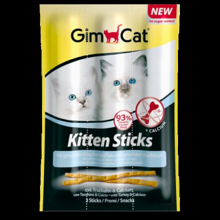 Gimcat Kedi Ödül Çubuğu Sticks Kitten Hindi 3X3Gr