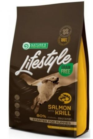 Natures Protection Lifestyle Tahılsız Somonlu Ve Karidesli Başlangıç Yavru Köpek Maması 1.5 Kg