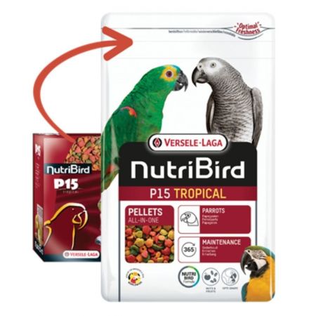 Versele Laga Nutribird P15 Tropical Papağan Kuş Yemi 1 Kg