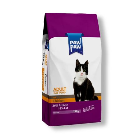 PawPaw Tavuklu Yetişkin Kedi Maması 15 kg