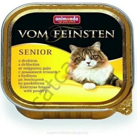 Animonda Vom Feinsten Senior Kümes Hayvanlı Yaşlı Kedi Konservesi 100 gr