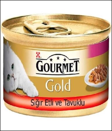 Gourmet Gold Sığır&Tavuk Çifte Lezzet 85 G