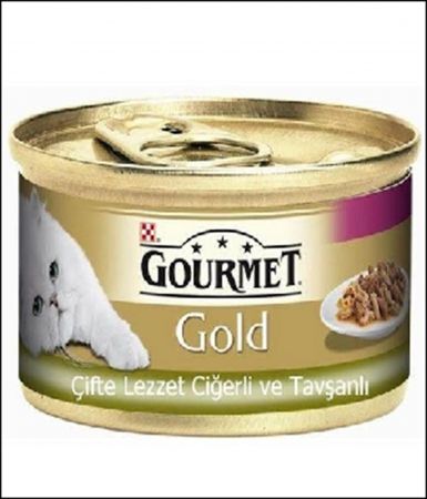 Gourmet Gold Ciğerli Ve Tavşanlı Parça Etli 85 G