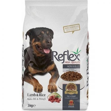 Reflex Adult Kuzu ve Pirinçli Yetişkin Köpek Maması 3 Kg