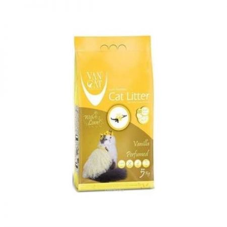 Vancat 5 Kg Vanılla Kkokulu İnce Taneli Kedi Kumu