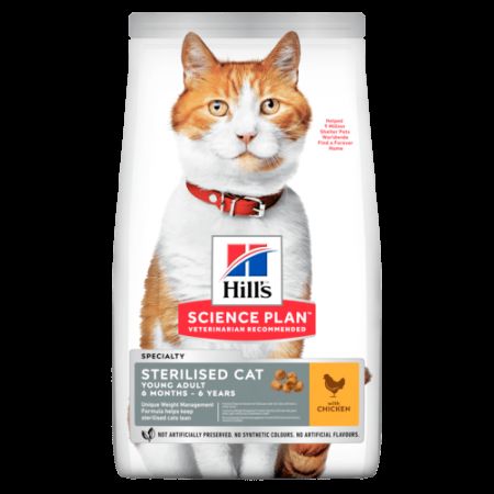 Hills Science Plan Tavuklu Kısırlaştırılmış Yetişkin Kedi Maması 15 Kg
