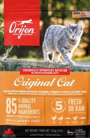 Orijen Cat & Kitten Tahılsız Yavru Ve Yetişkin Kedi Maması 1.8 Kg