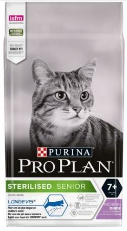 Pro Plan +7 Yaş Için Hindili Kısırlaştırılmış Yaşlı Kedi Maması 3 Kg